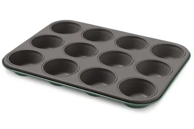 Obrázok produktu pre Guardini Plech na 12 muffinov B-Nat 35 x 27 x 3 cm Barva: zlatá a zelená