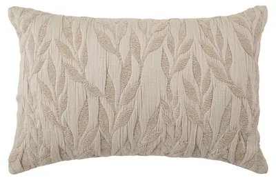 Produktbild von Dekokissen LETHO mit Blattmotiv, 38 × 58 cm