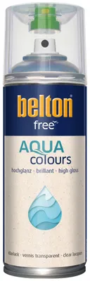 Produktbild von belton free Lackspray AQUAcolours 400 ml Klarlack hochglanz