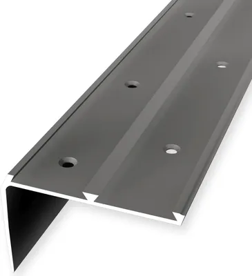 Produktbild von Treppenkantenprofil 46 x 67 x 2500 mm Winkelprofil Einfasshöhe 4 - 5 mm Aluminium hochwertig Versetzt Versenkt Gebohrt Edelstahl Küberit