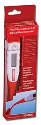 Image de Gima - Thermomètres numériques Flexi, en °C, pointe flexible, étanches, pour la mesure de la température