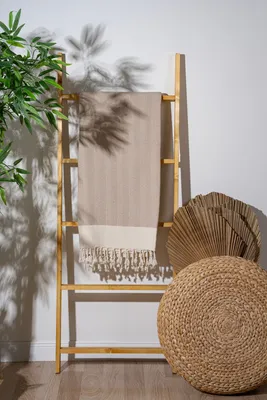 Produktbild von Mijolnir, Baliksirti - Beige, Beige, Fouta (Strandtuch), 90 % BAUMWOLLE, 10 % POLYESTER, 90 x 180 cm