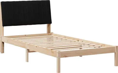 Obrázok produktu pre vidaXL Rám postele s čelom hnedý 100 x 200 cm z masívneho borovicového dreva