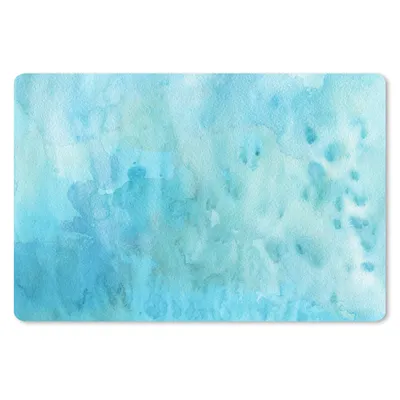 Produktbild von MuchoWow® Mauspad Mousepad Aquarell - Blau - Weiß - Grün 27x18 cm - Mousepads - Maus Mat - Pad - Mausunterlage - Büroartikel - Desk Matten