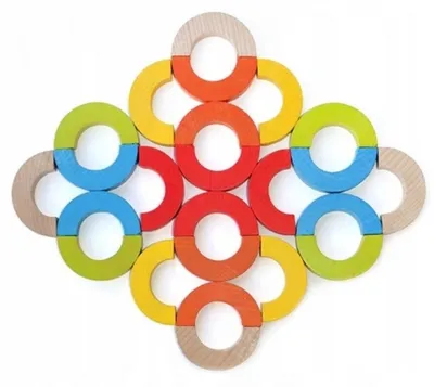 Immagine prodotto di Equilibrio, gioco in legno, Mosaico, Tulimi - 24 pezzi