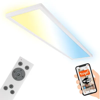 Produktbild von LED Deckenlampe 98cm Deckenleuchte Smart LED Panel Flach Dimmbar Appsteuerung