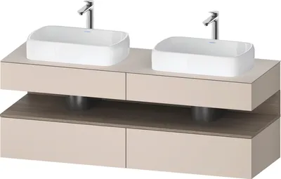 Produktbild von DURAVIT QA4779035910010 QTG KWTU WH Ek. 1600x550x600 Tp. Mt.