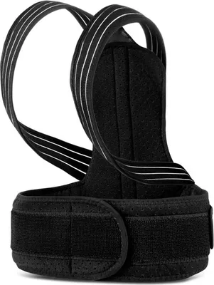 Produktbild von MYCARE+ Geradehalter zur Halterungskorrektur, orthopädische Rückenstütze unisex größenverstellbar, Haltungstrainer wegen Rücken, Nacken und Schulterschmerzen (M)