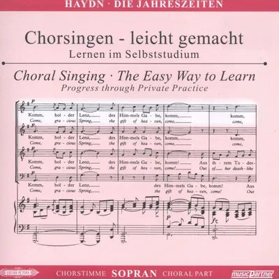 Obrázok produktu pre Joseph Haydn (1732-1809): Chorsingen leicht gemacht - Joseph Haydn: Die Jahreszeiten (Sopran) - - (CD / C)