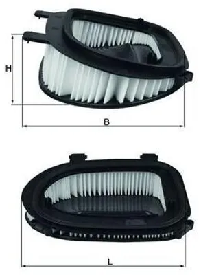 Zdjęcie produktu dla Filtr powietrza KNECHT LX 3541