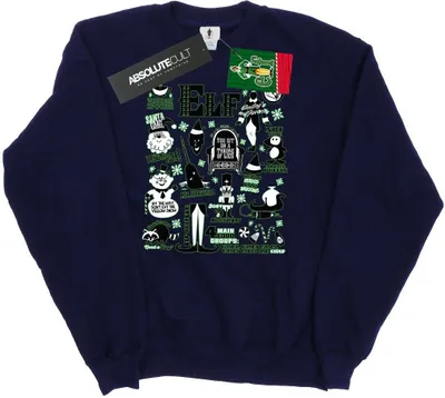 Produktbild von Elf - Sweatshirt für Damen BI5586 (XL) (Marineblau)