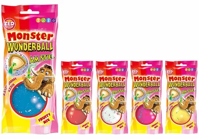 Produktbild von ZED Candy Monster Wunderball am Stiel Fruity Mix 60g