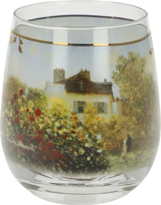 Produktbild von Goebel Windlicht Claude Monet - Das Künstlerhaus, Glas, Bunt, 10 cm, 67062871