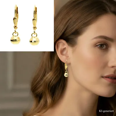 Produktbild von Ohrringe Ohrhänger Diskokugel echt Gold 333 (8 kt)