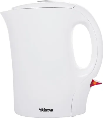 Produktbild von Tristar Wasserkocher 1l 1100 W weiß kabellos modern