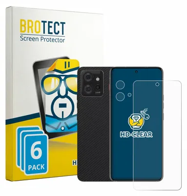 Produktbild von 6x Für Motorola ThinkPhone (Display+Kamera) Schutzfolie BROTECT Displayschutz Display Schutz Folie Klar Transparent