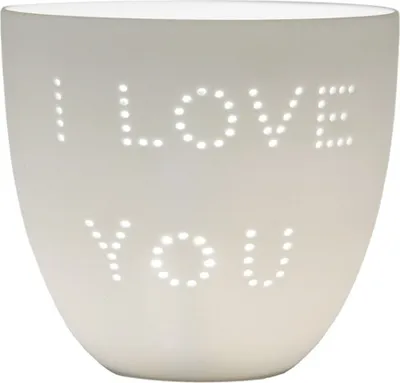 Produktbild von Porzelanbecher Liebe / I Love You