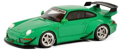Zdjęcie produktu dla RAUH Welt RWB Porsche 911 993 zielony model samochodu 1:43 Schuco