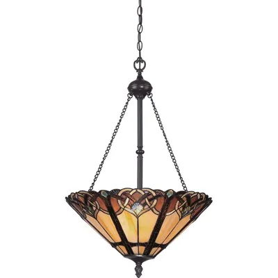 Produktbild von Elstead Cambridge Hängeleuchte E27 3-fach Vintage-Bronze