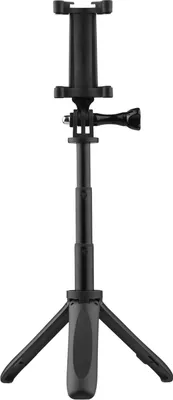 Produktbild von Tragbarer faltbarer Mini-Desktop-Stativ-Telefonhalter mit 3 Abschnitten Ausziehbare, einstellbare Telefonclip-Laenge fuer Smartphone-Vlog-Aufzeichnung Selfie-Live-Stream