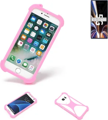 Produktbild von K-S-Trade Handy Hülle kompatibel mit ZTE Axon 40 Pro Schutz Hülle Bumper Silikon Schutz Hülle Cover Case Silikoncase Silikonbumper TPU Softcase