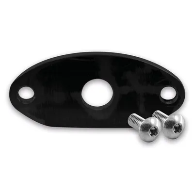 Produktbild von Spacer Kennzeichenbeleuchtung Micro Space, schwarz, L55 x B30 x H5mm + 2 x Schraube M4 x 14mm