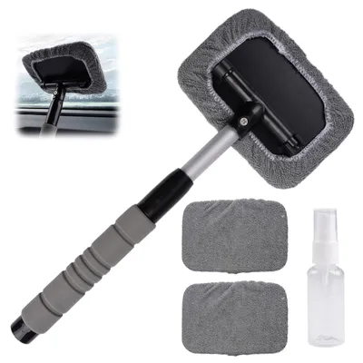 Immagine prodotto di Solidchoice - Spruzzatore per vetri con 3 panni in microfibra riutilizzabili e flacone spray