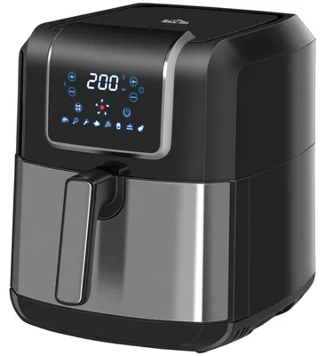 Produktbild von HOMCOM Heißluftfritteuse 6,5 L 1700W mit 8 Menüs Antihaftbeschichteter Korb