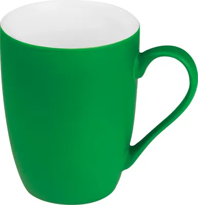 Produktbild von Porzellantasse / Kaffeetasse / Fassungsvermögen: 300 ml / Farbe: grün