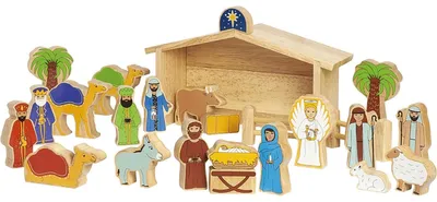 Imagen del producto de Große Weihnachtskrippe für Kinder.