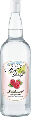 Image de Alpenschnaps Steinbeisser Framboise Eau-de-vie de fruits 35 pour cent 1000ml
