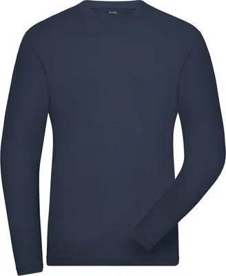 Produktbild von Langarm Shirt aus weichem Elastic-Single-Jersey navy, Gr. 5XL