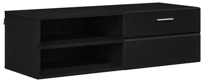 Produktbild von vidaXL Holzschrank 100,5 x 39 x 30 cm Schwarz Holzwerkstoff