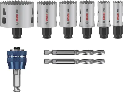 Immagine prodotto di Set di seghe a tazza PRO Multi Material PC Plus, 19-68 mm, 9 pezzi.