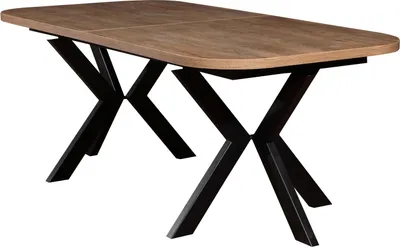 Obrázok produktu pre FURNLUX Jedálenský stôl Oslo Brown 100 cm / Hlavná farba: béžová / Rozmery: 100 x 76 x 276 cm