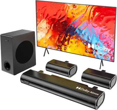 Immagine prodotto di Sistema audio Dolby Atmos a 5.1 canali - Soundbar - Sistema di soundbar - Soundbar surround - Soundbar per TV