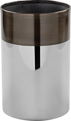 Productafbeelding van Gilde FINK, vaas, Vito, roestvrij staal, bronskleurig, VE 2, diameter: 10 cm, hoogte: 28.00 cm, 64144