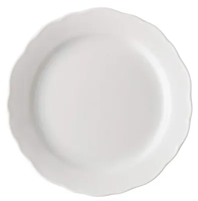 Imagen del producto de Platos para el desayuno, de porcelana, de 21 cm de diámetro, blancos con motivos de banderas, para la cocina