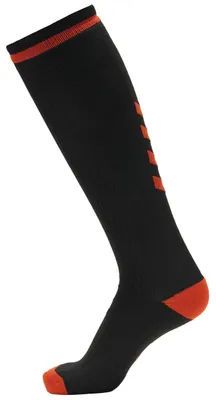 Produktbild von hummel Elite Indoor Socken lang black/red 39-42