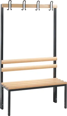 Produktbild von C+P Garderobenbank 8050100S10000 1710x1000x403mm sgr