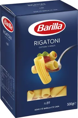 Produktbild von Barilla Hartweizen Pasta Rigatoni n. 89 - 5er Pack (5x500g)