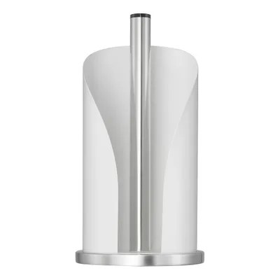 Zdjęcie produktu dla Wesco 322104-74, Uchwyt na ręcznik papierowy, Biały, Stal nierdzewna, Cylidner, 1 szt., 155 mm
