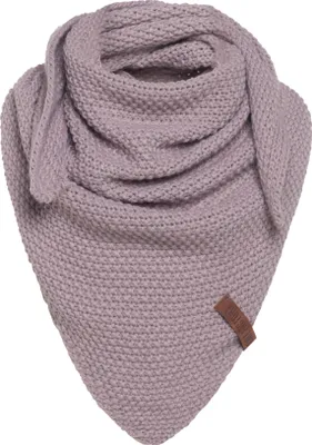 Produktbild von Knit Factory Coco Dreiecksschal Junior - Mauve - 140x60 cm