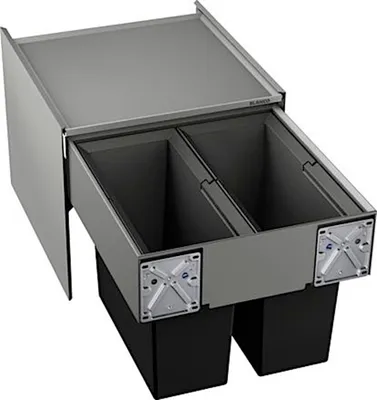 Produktbild von BLANCO SELECT 45/2, Schwarz, Kunststoff, Stahl, 32 l, Ziehen, 45 cm, 40 cm