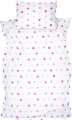Produktbild von Amilian Kinderbettwäsche 2-teilig 100% Baumwolle Kinder Bettwäsche für Baby Bettbezug 100 x 135 cm, Kopfkissenbezug 40 x 60 cm, Hotelverschluß