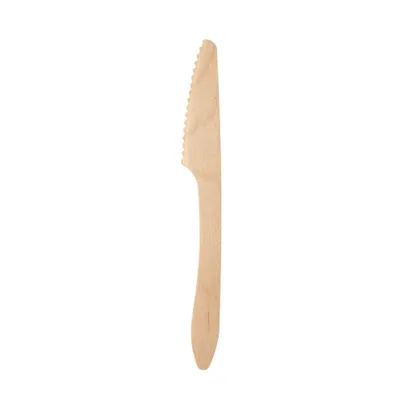 Produktbild von Duni Messer 10 Stück Holz | 6 Stück