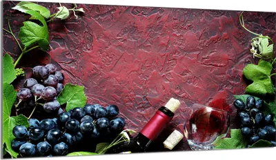 Produktbild von Herdabdeckplatte 90x52 Glaskeramikkochfeld Abdeckung Spritzschutz Glasplatte Deko Schneidebrett, Wein Glas