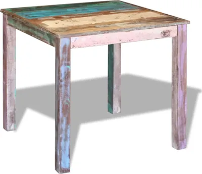 Immagine prodotto di Tavolo da Pranzo in Legno Massello di Recupero 80x82x76 cm