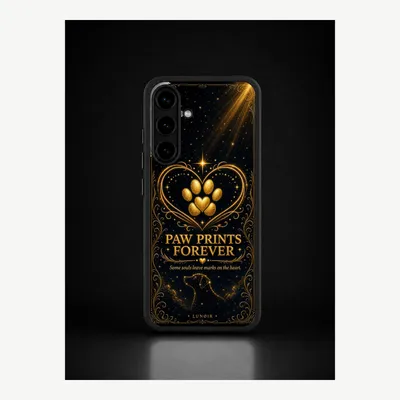 Zdjęcie produktu dla Etui do telefonu Samsung S25, pokrowiec ochronny z motywem łapek – LUNØIR ©