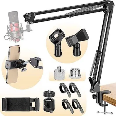 Image de Bras de microphone réglable, pour studio